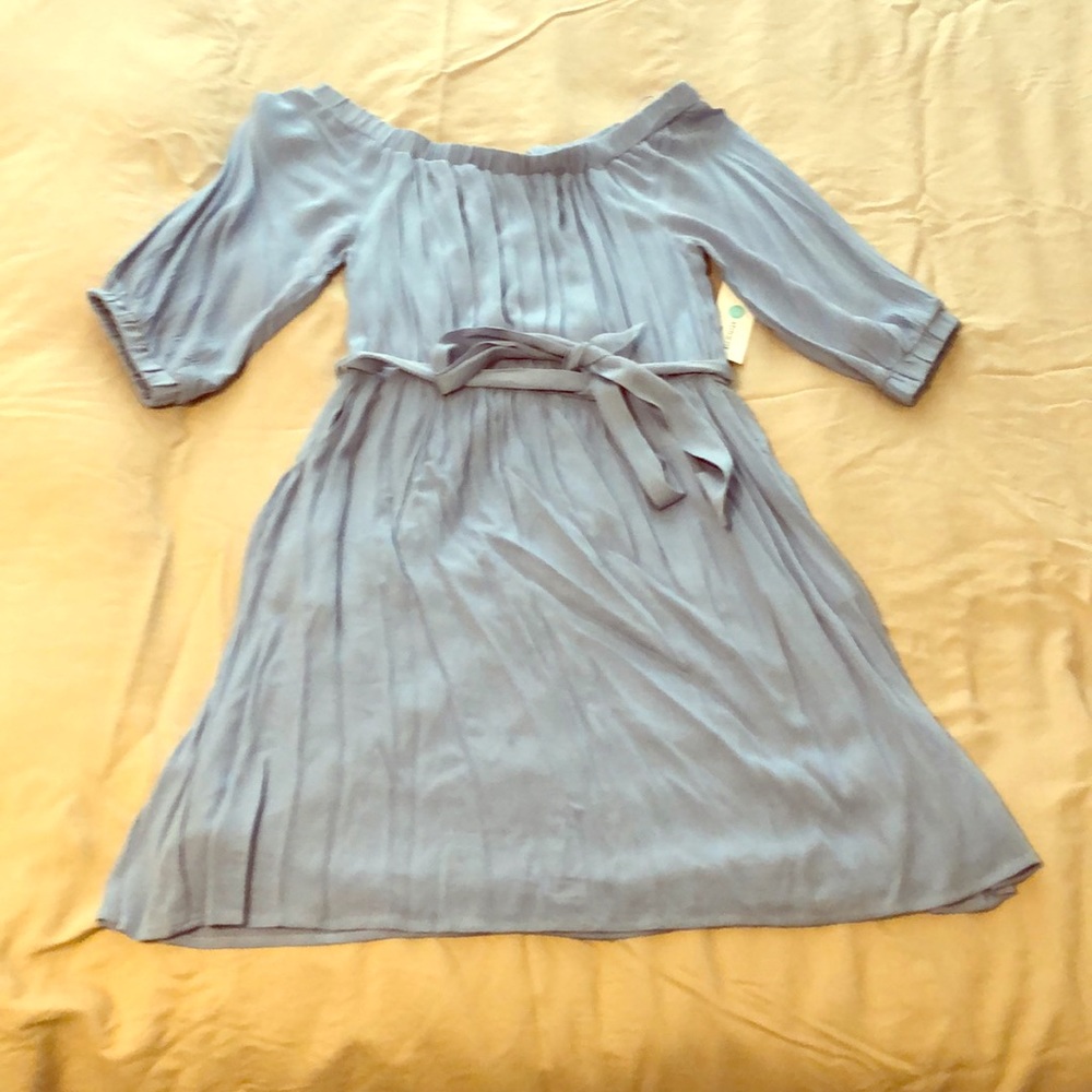 Light blue spring dress